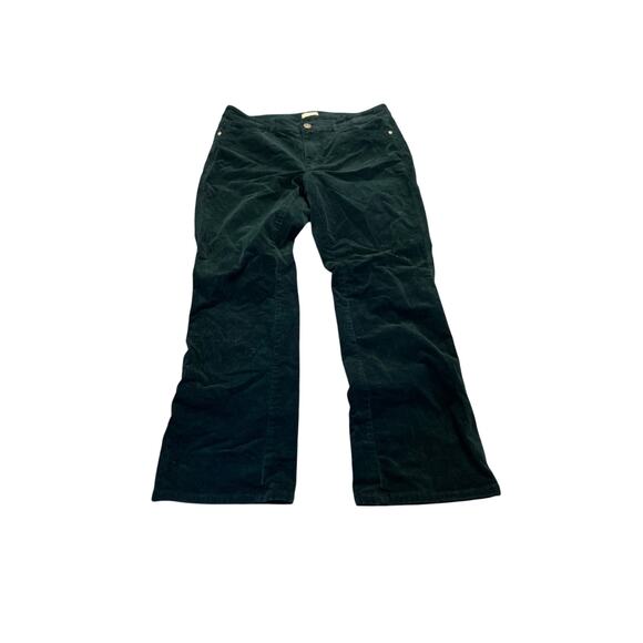 J.Jill corduroy pants women’s size 12p green - Picture 1 of 12